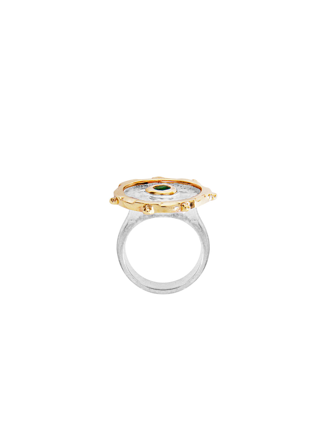 Fiorina Jewellery Joy Gem Pinkie Ring Side View