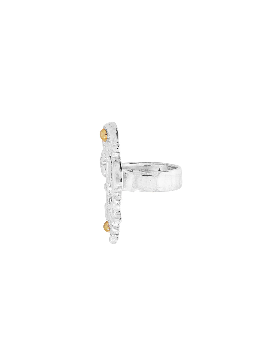 Fiorina Jewellery Keyhole Ring Side View