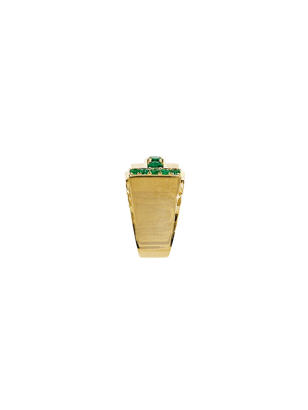 Fiorina Jewellery Martini Ring Emerald Shank View