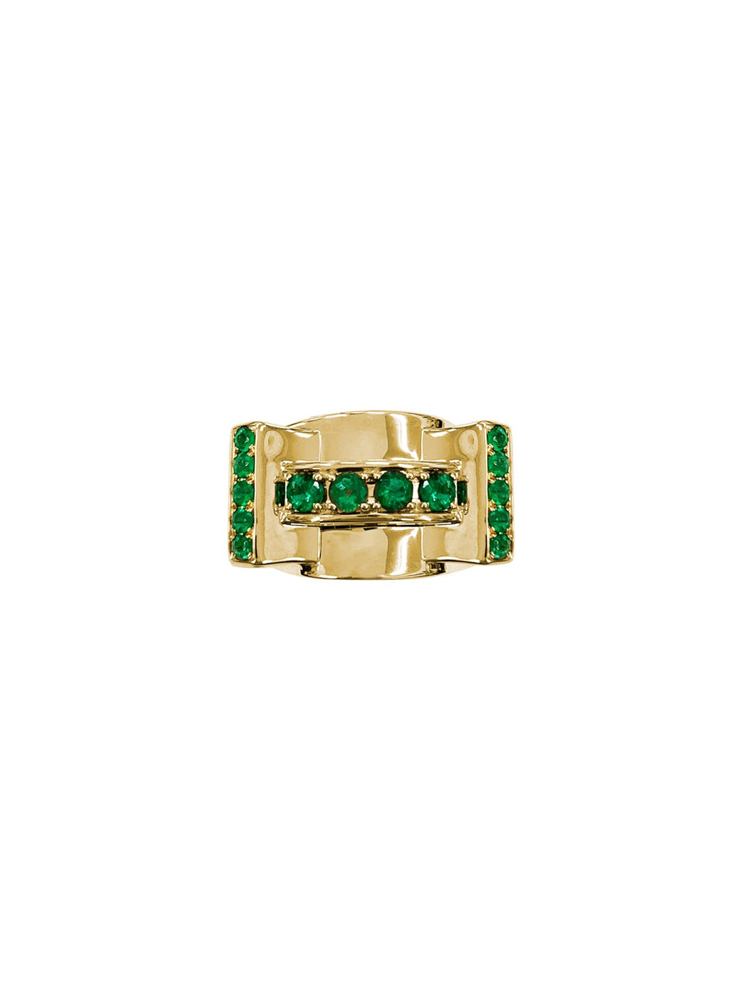 Fiorina Jewellery Martini Ring Emerald