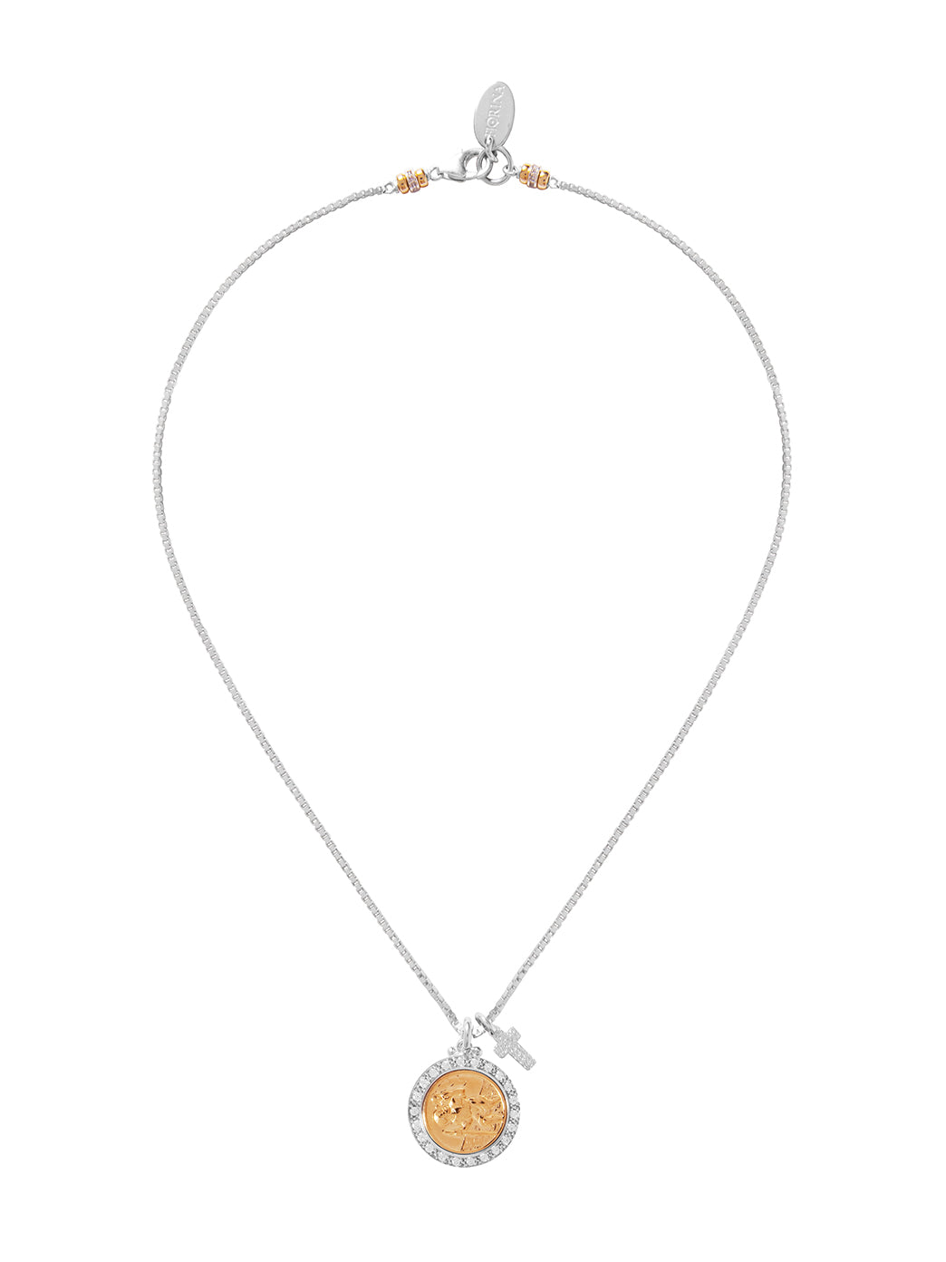Fiorina Jewellery Saint Christopher Cross Necklace