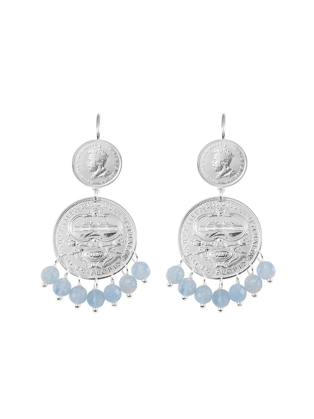 Fiorina Jewellery Mini Marrakesh Earrings Aquamarine