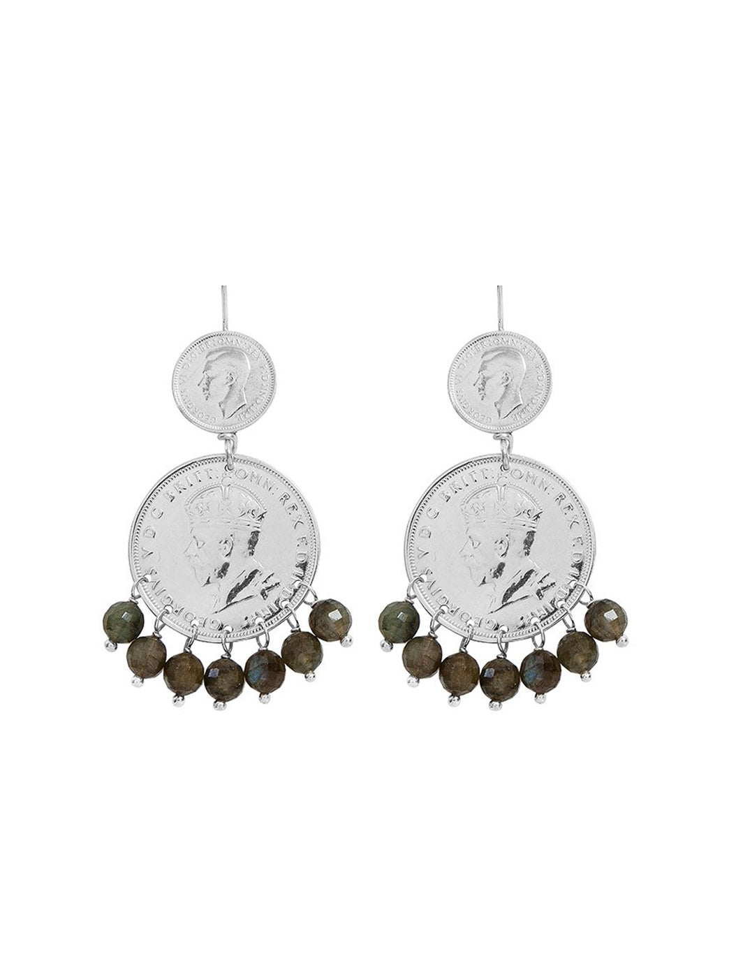 Fiorina Jewellery Mini Marrakesh Earrings Labradorite