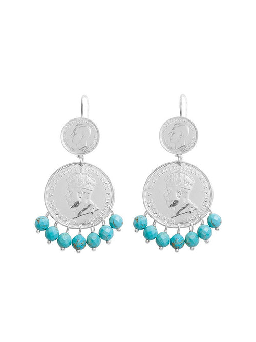 Fiorina Jewellery Mini Marrakesh Earrings Turquoise