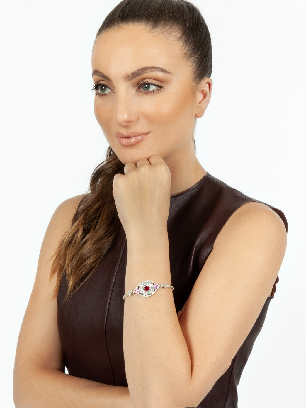 Fiorina Jewellery Oracle Eye Ruby Bracelet Model