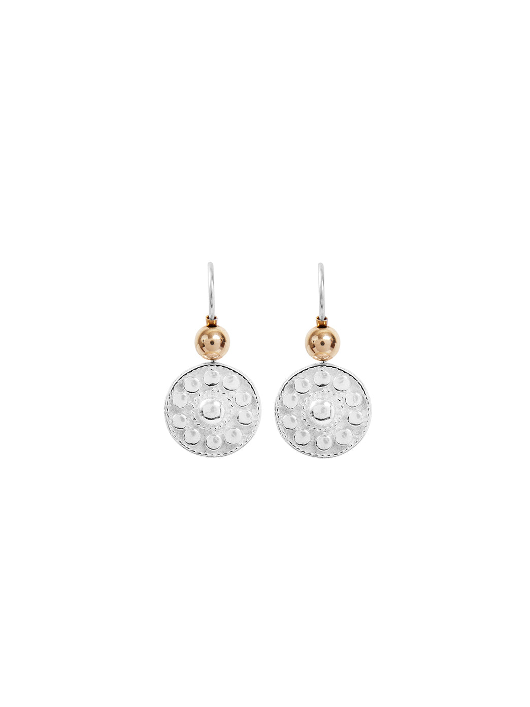 Fiorina Jewellery Logo Earrings Gold Highlights