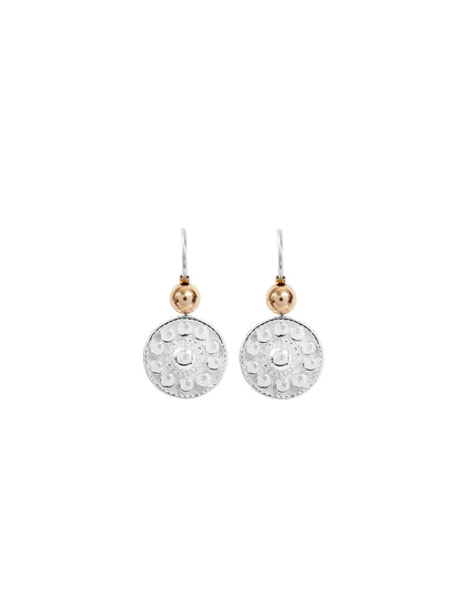 Fiorina Jewellery Logo Earrings Gold Highlights