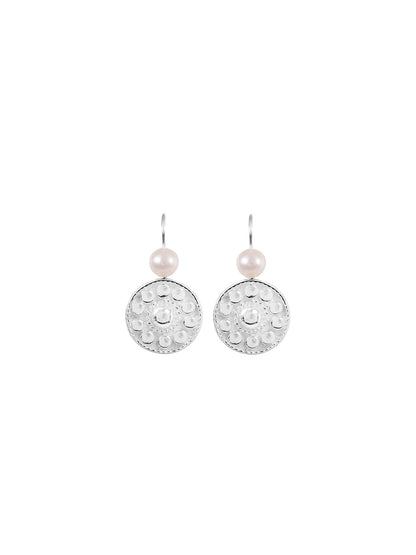 Fiorina Jewellery Logo Earrings Pearl Highlights
