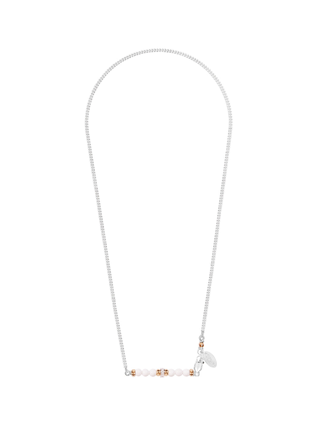 Fiorina Jewellery Romance Necklace White Agate