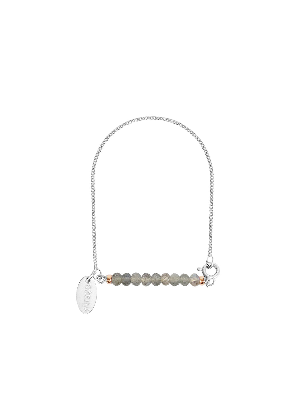 Fiorina Jewellery Silver Friendship Bracelet Labradorite
