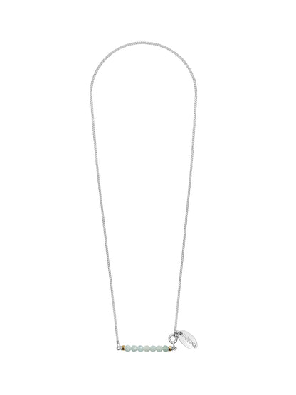 Fiorina Jewellery Silver Friendship Necklace Aquamarine
