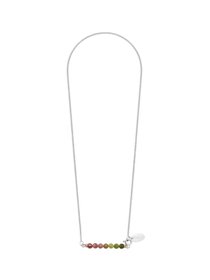 Fiorina Jewellery Silver Friendship Necklace Tourmaline