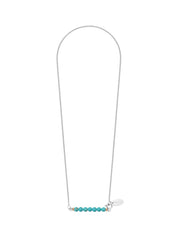 Fiorina Jewellery Silver Friendship Necklace Turquoise