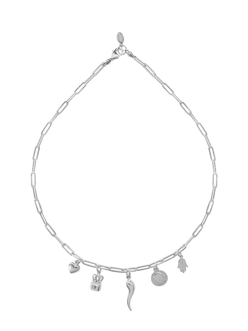 Fiorina Jewellery Silver Trinket Necklace Cherish