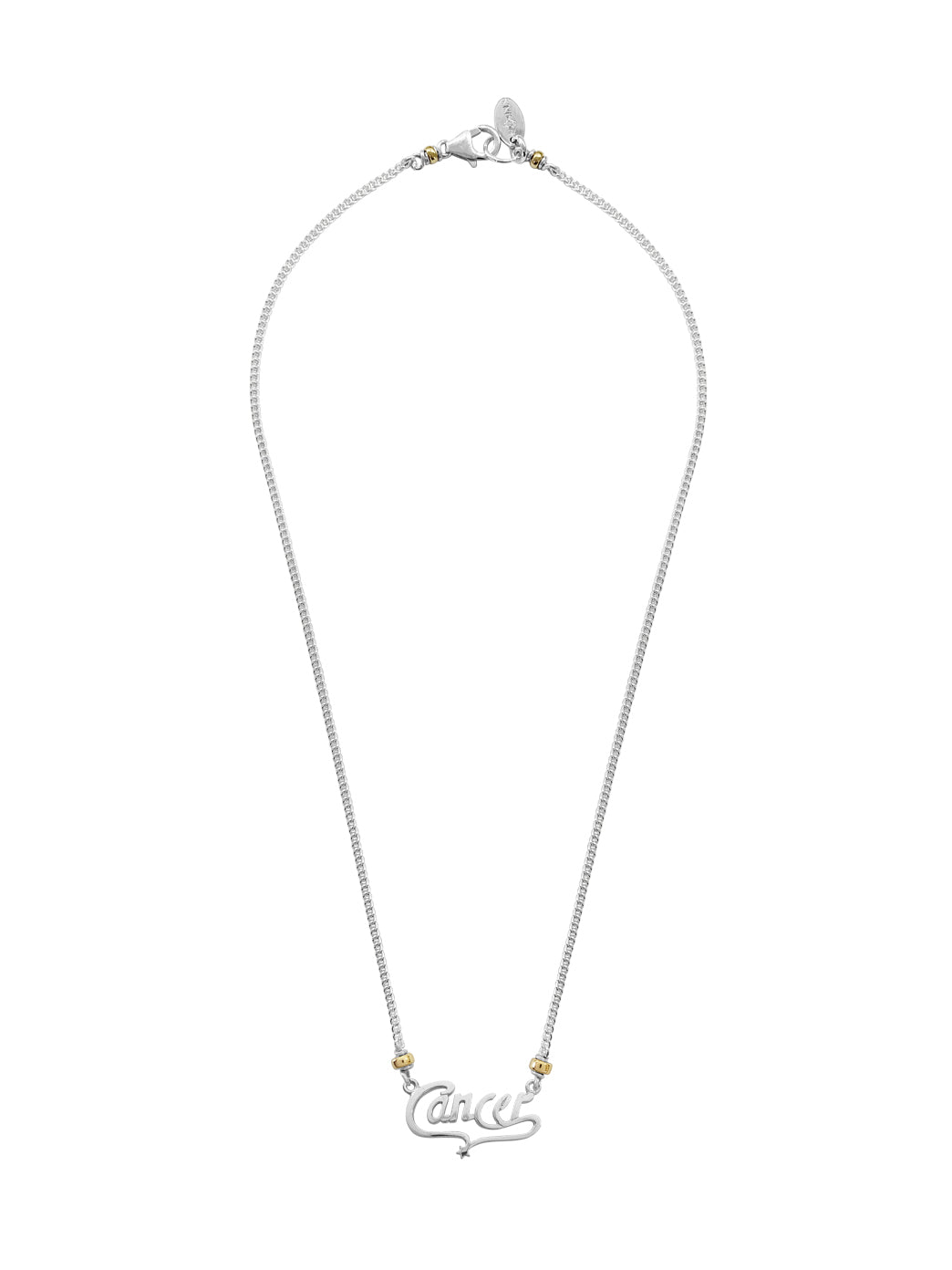 Fiorina Jewellery Silver Zodiac Necklace Cancer