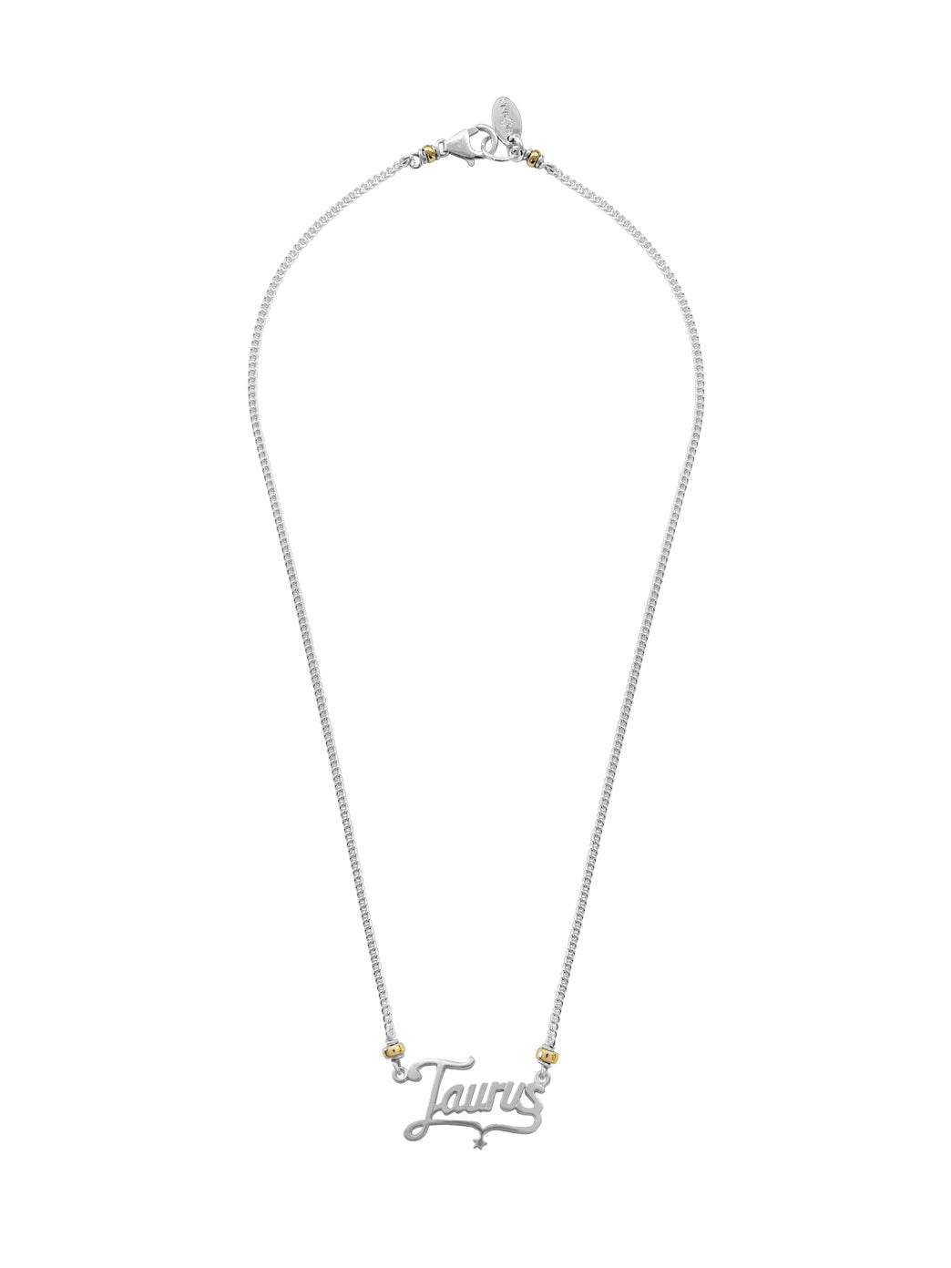 Fiorina Jewellery Silver Zodiac Necklace Taurus
