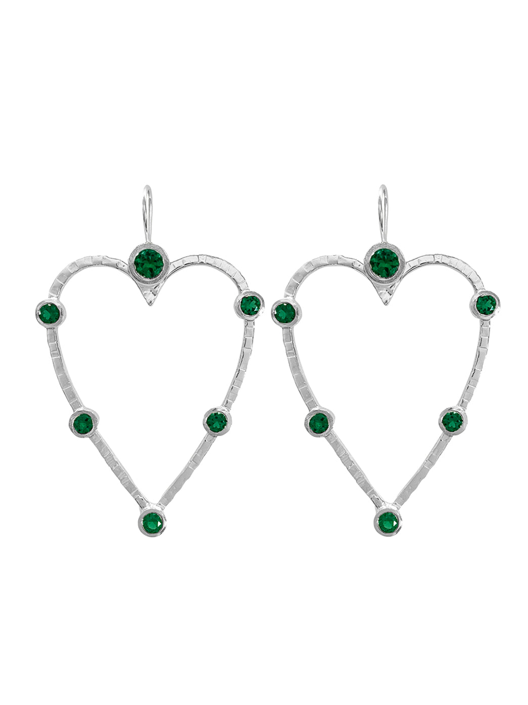Original New Fashion Design 925 Sterling Silver Emerald Heart Charm Zircon  Love Stud Earrings Necklace Jewelry Set for Women - China Jewelry Set and  Fashion Jewelry price | Made-in-China.com