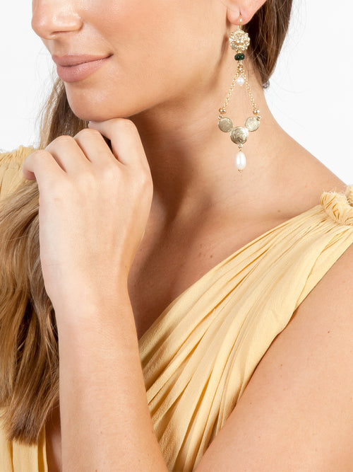 Fiorina Jewellery Gold Trevi Earrings Model