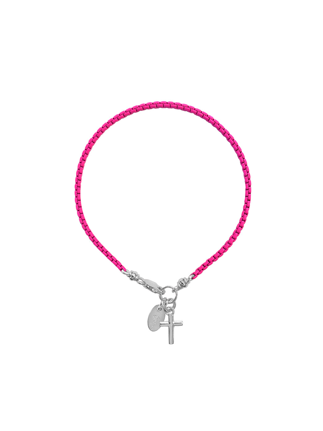 Fiorina Jewellery Wham Bracelet Neon Pink Cross