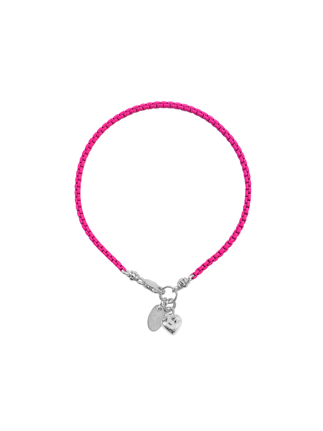 Fiorina Jewellery Wham Bracelet Neon Pink Heart