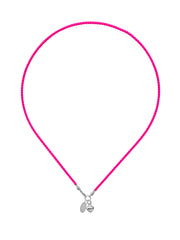Fiorina Jewellery Wham Necklace Neon Pink Heart