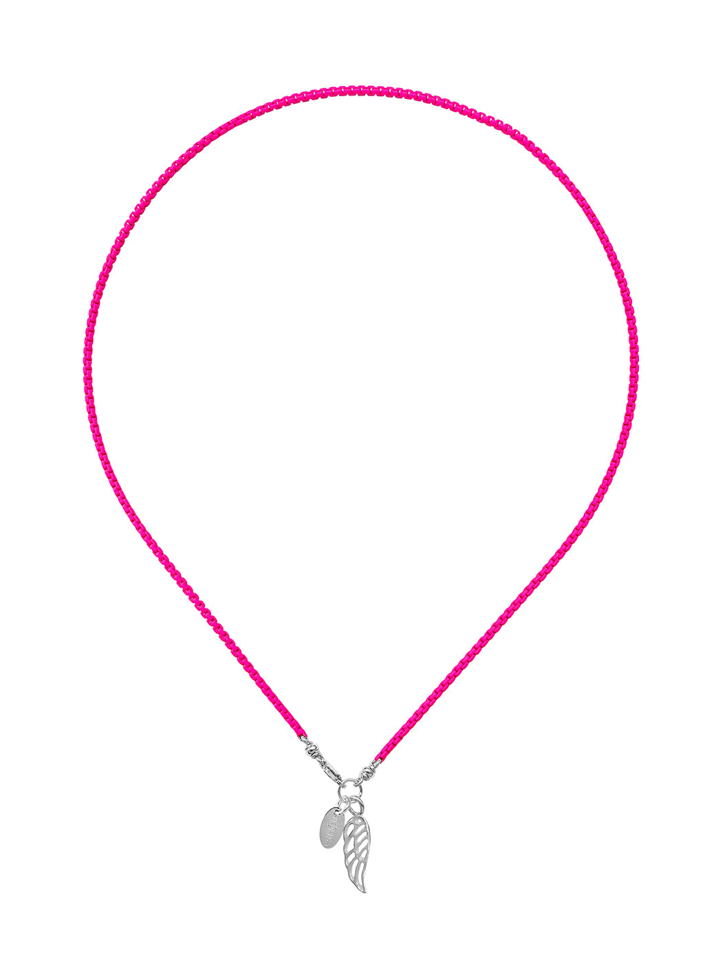 Fiorina Jewellery Wham Necklace Neon Pink Wing