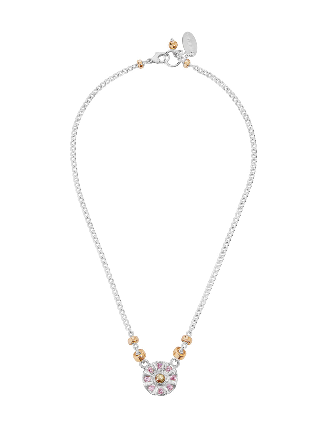Fiorina Jewellery Wheel Necklace Pink Tourmaline