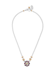 Fiorina Jewellery Wheel Necklace Ruby